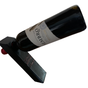 soporte botella vino 3d inclinado