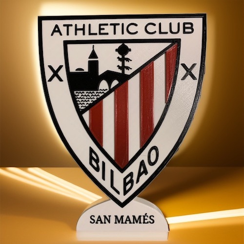 athletic club de bilbao escudo 3d