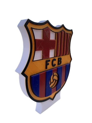 escudo 3d fc barcelona